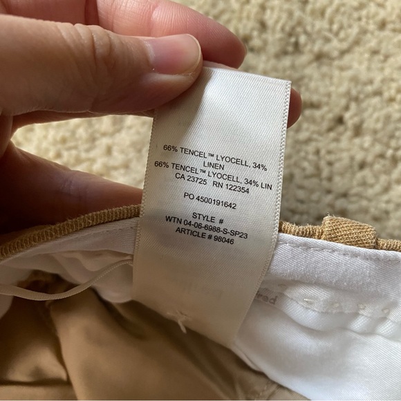 Aritzia Wilfred Effortless Pant in Sandy Beige Tan Size 6 - Picture 15 of 16